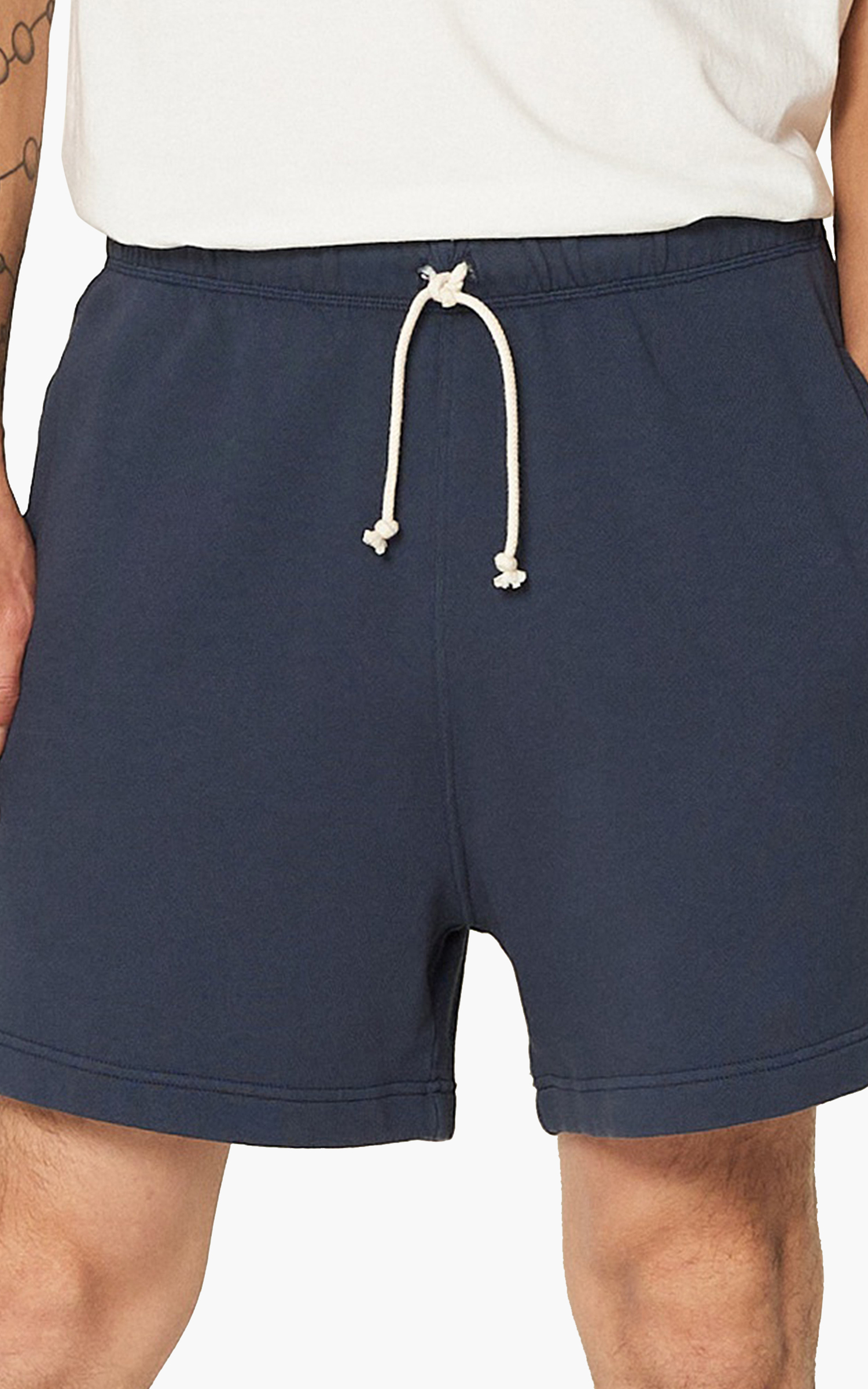 Merz b. Schwanen SPS05 Sweat Shorts Denim Blue | Cultizm