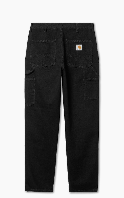 Carhartt WIP Double Knee Pant Smith Denim Rinsed Black