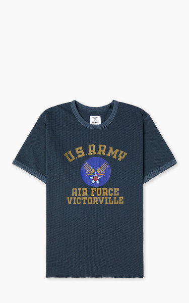 Houston Mesh Cotton (U.S. Army Air Force) Print T-Shirt Navy