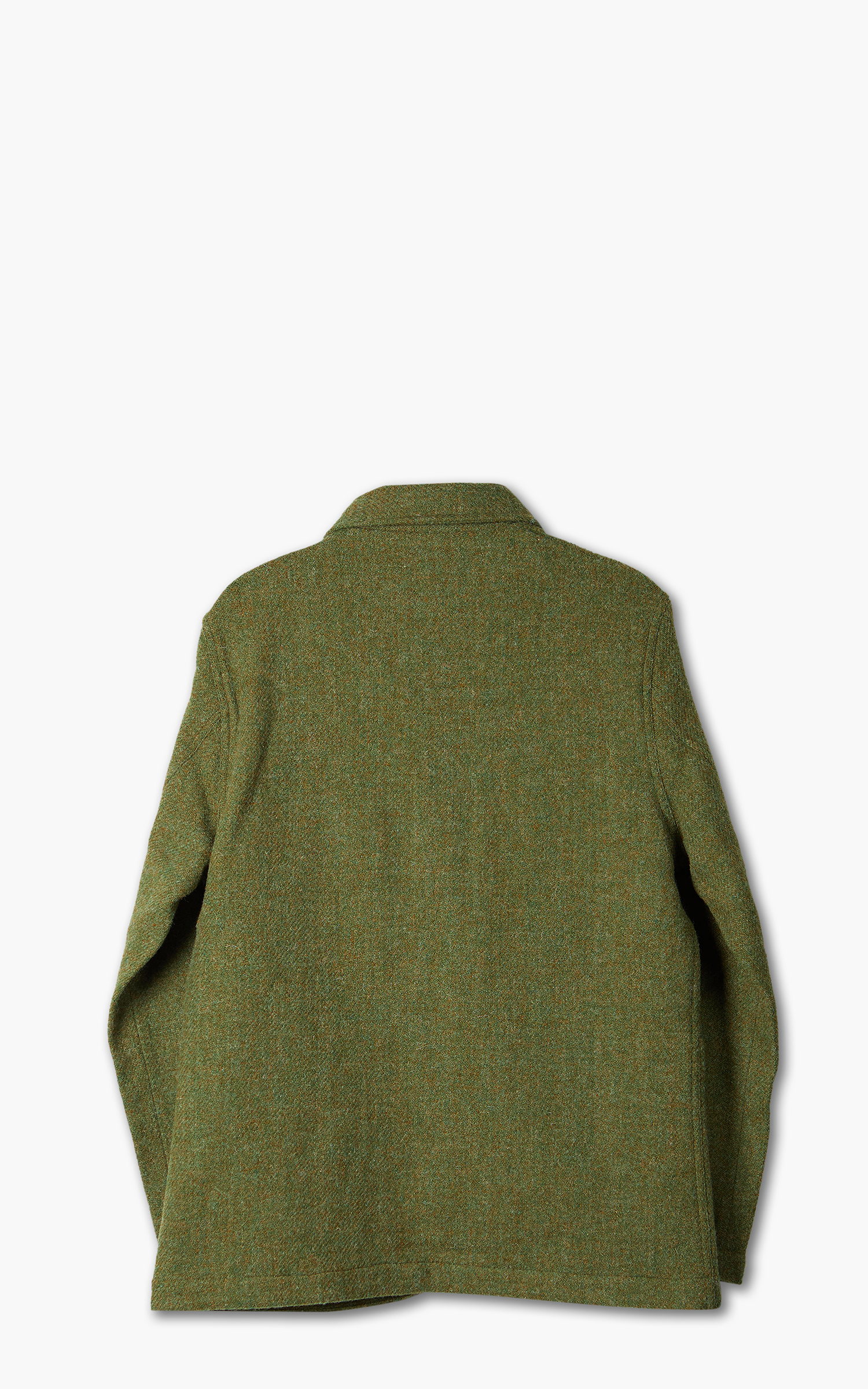 Universal Works Bakers Jacket Harris Tweed Olive | Cultizm