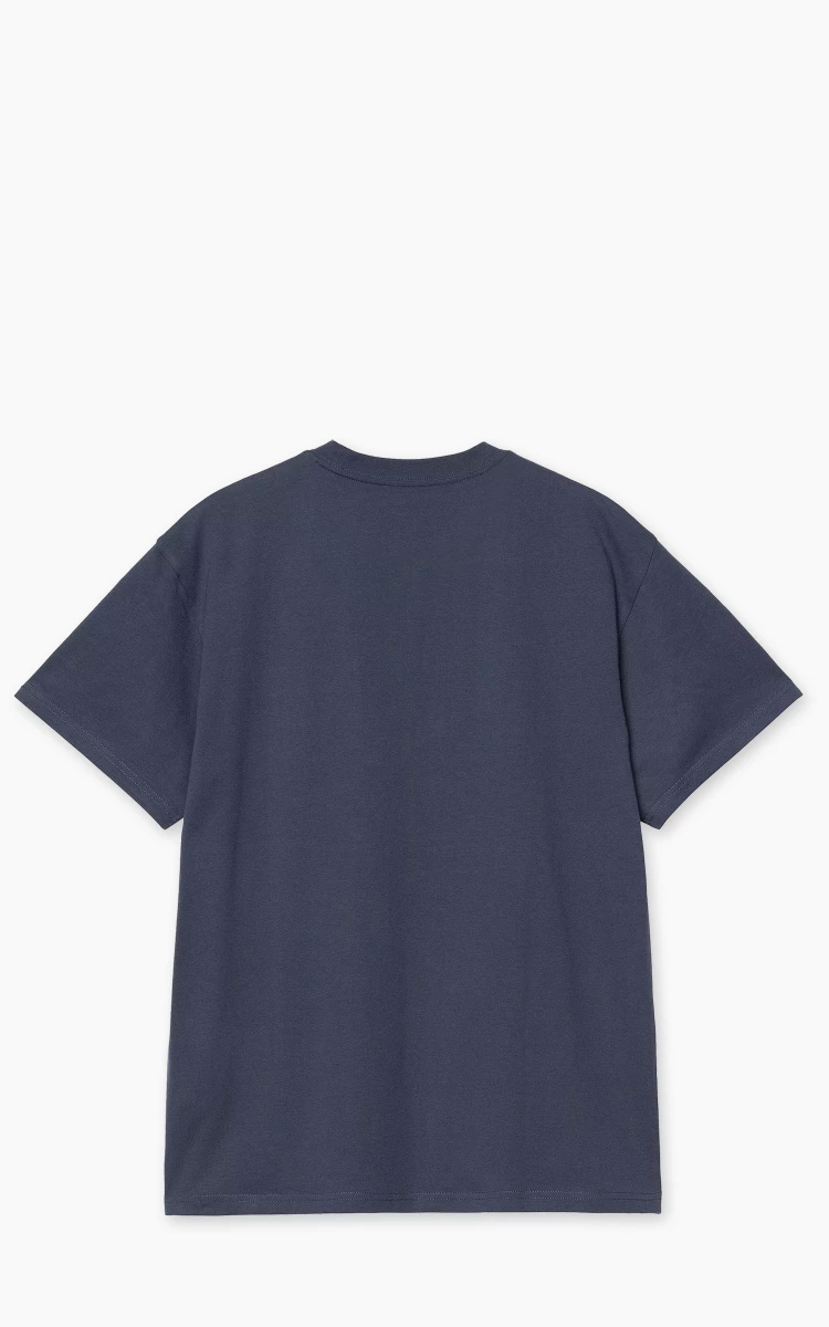 【carhartt】\"S/S Pocket Heart\"ハートロゴコットンTシャツ/Blue Carhartt WIP S/S Pocket Heart T-Shirt Blue | Cultizm