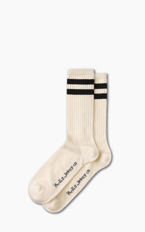 Nudie Jeans Amundsson Sport Socks Offwhite