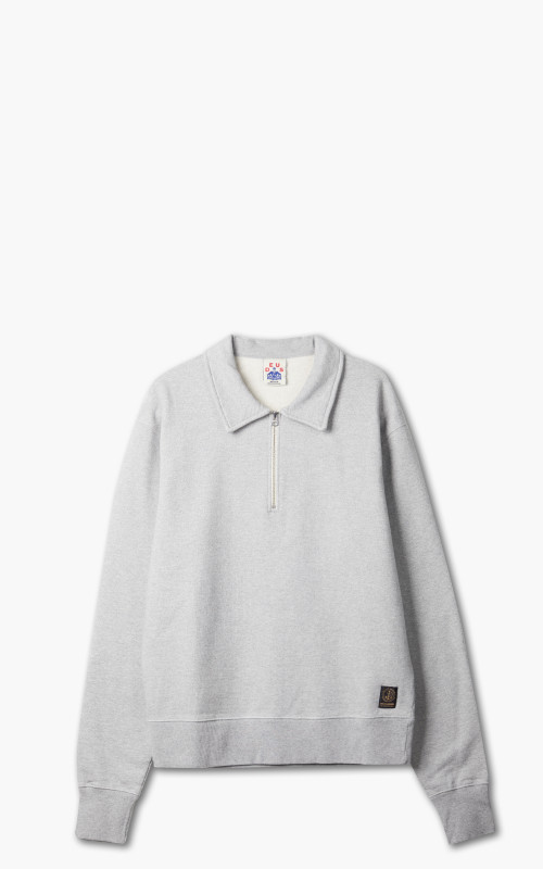 Deus Ex Machina Naval Zip Neck Grey Marle