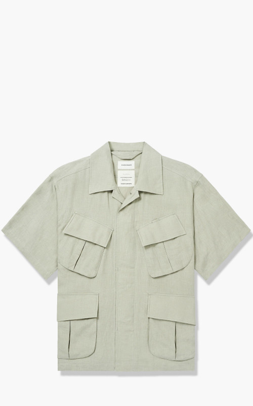 Markaware Jungle Fatigue S/S Hemp Shirt Sage A22A-16BL01B-Sage