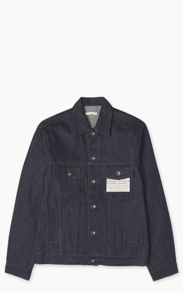 The Unbranded Brand UB901 Denim Jacket Indigo Selvedge 14.5oz