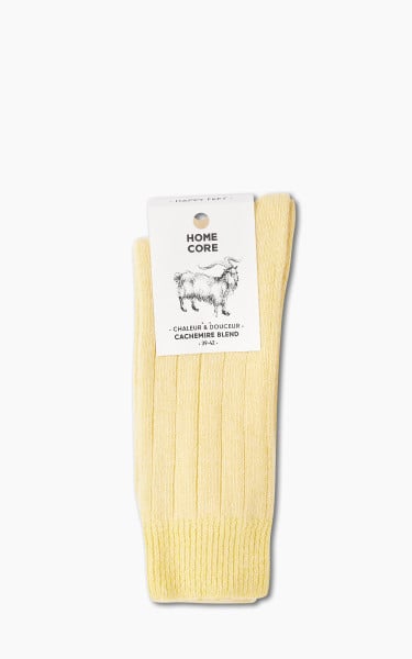 Homecore Cashmere Blend Socks Pastel Easter Yellow