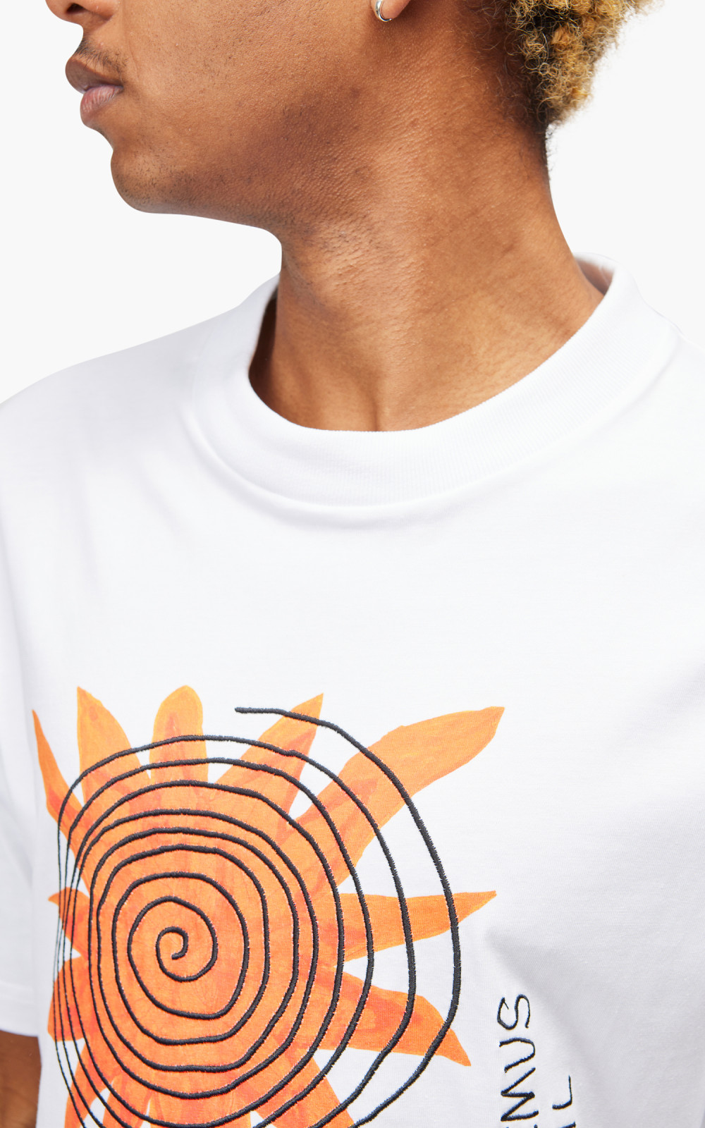 Jacquemus Le T-Shirt Soalheiro Print Arty Leaf White | Cultizm