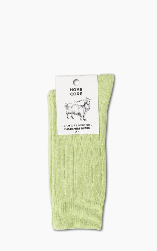 Homecore Cashmere Blend Socks Pastel Light Green