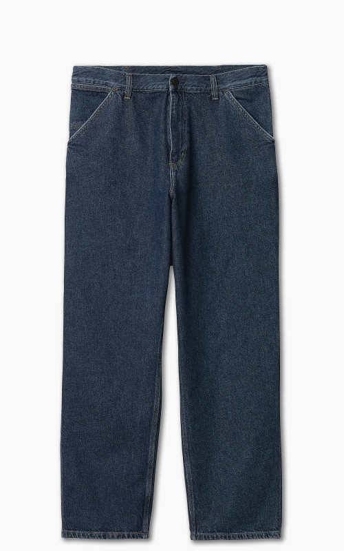 Carhartt WIP Single Knee Pant Dearborn Canvas Stone Washed Blue