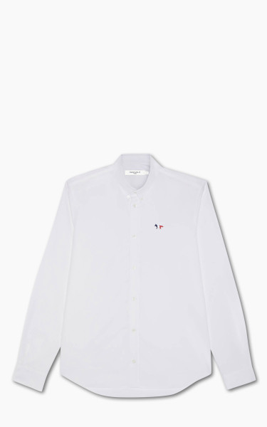 Maison Kitsuné Tricolor Fox Patch Classic Shirt BD White