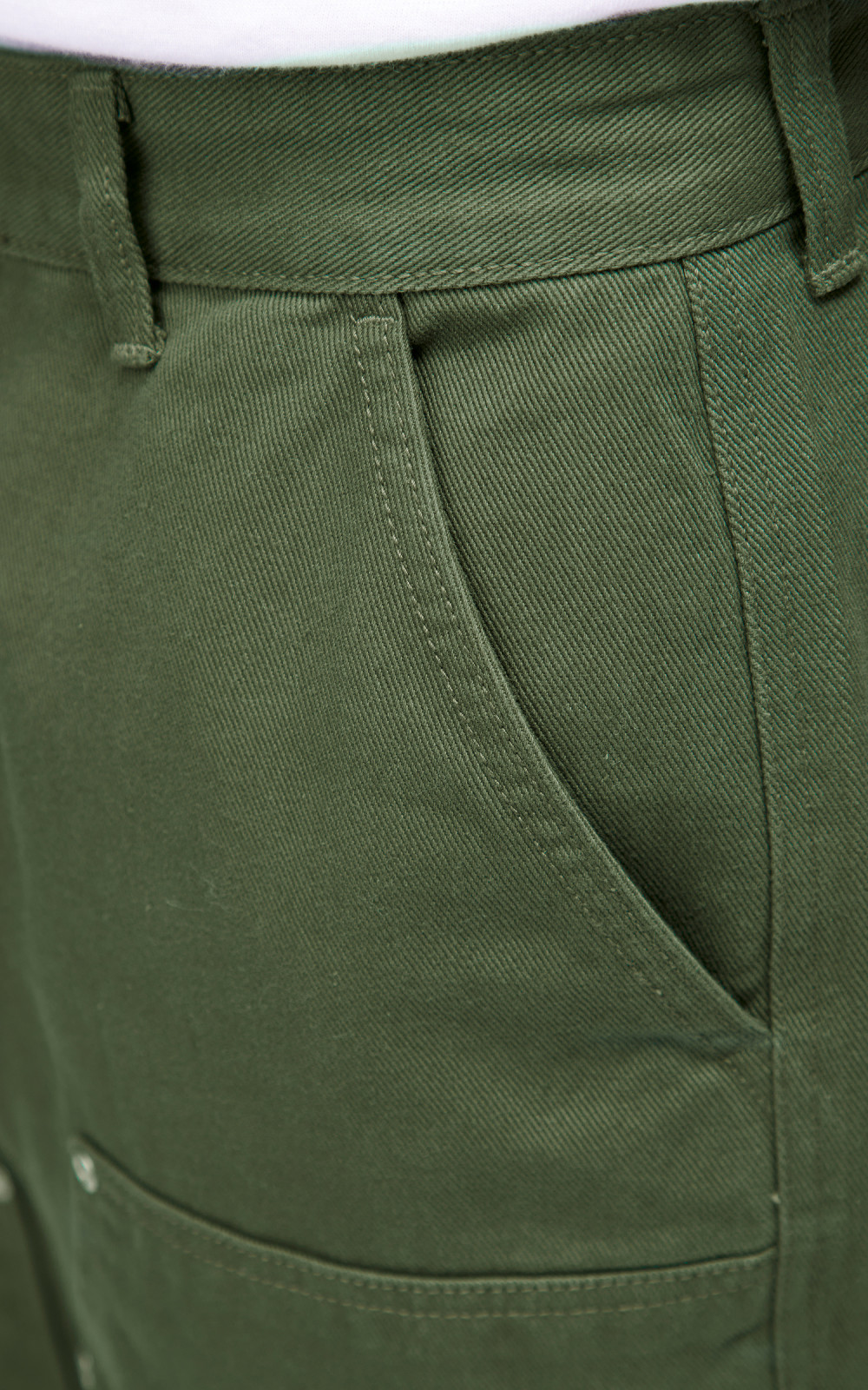 【KOOLOSET】Premium Twill Cotton Work Pants Relaxed Cotton Twill Trousers | Calvin Klein