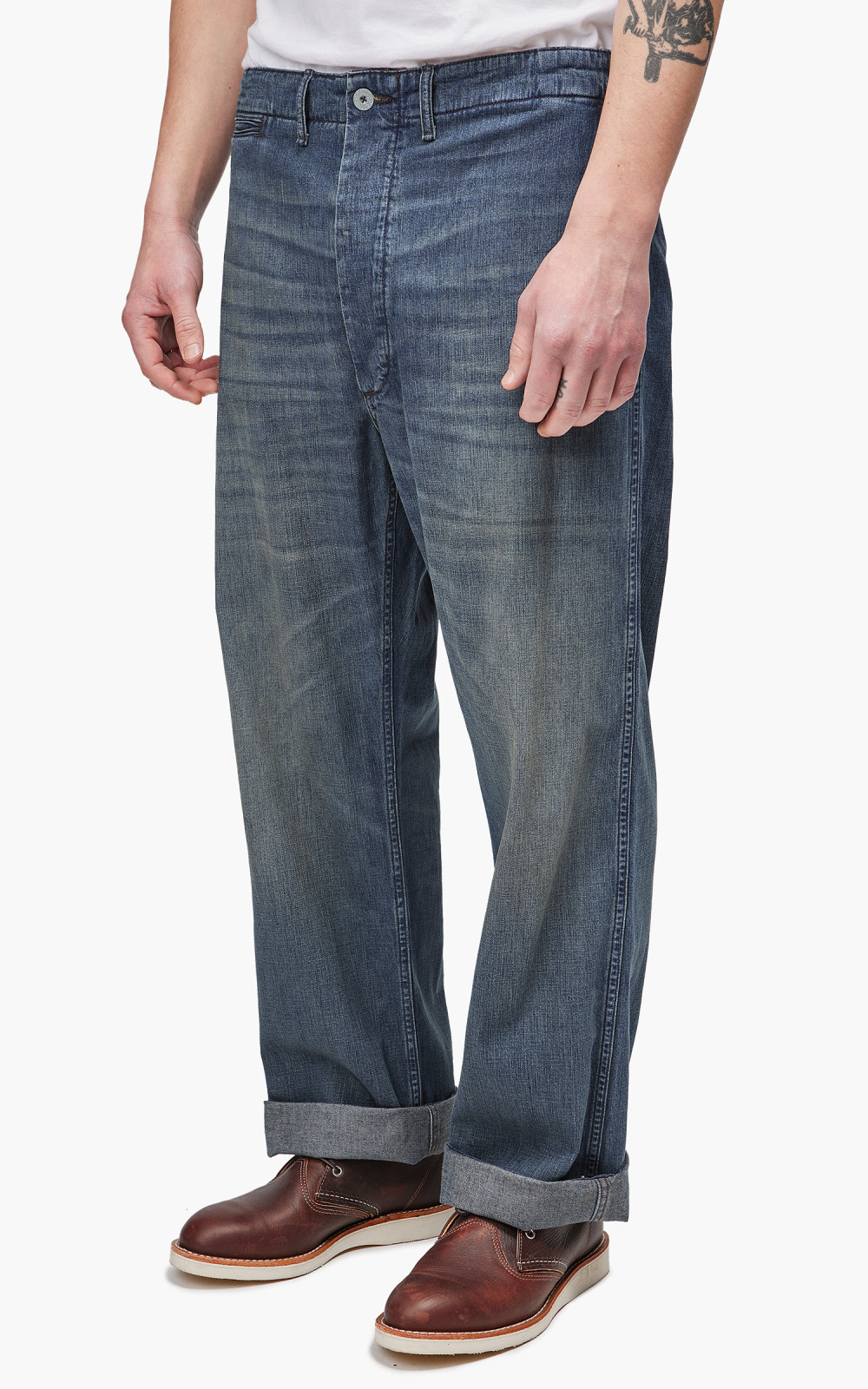 Double RL Ralph Lauren RRL Surplus Cargo Pants Black Washed