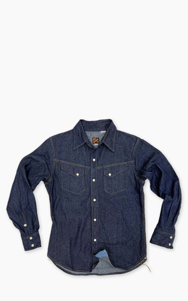 Mister Freedom Appaloosa Western Snap Denim Shirt Indigo