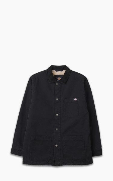 Dickies Duck Canvas Chore Coat Stone Washed Black