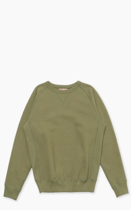Wonder Looper Pullover Crewneck Double Heavyweight French Terry Sage