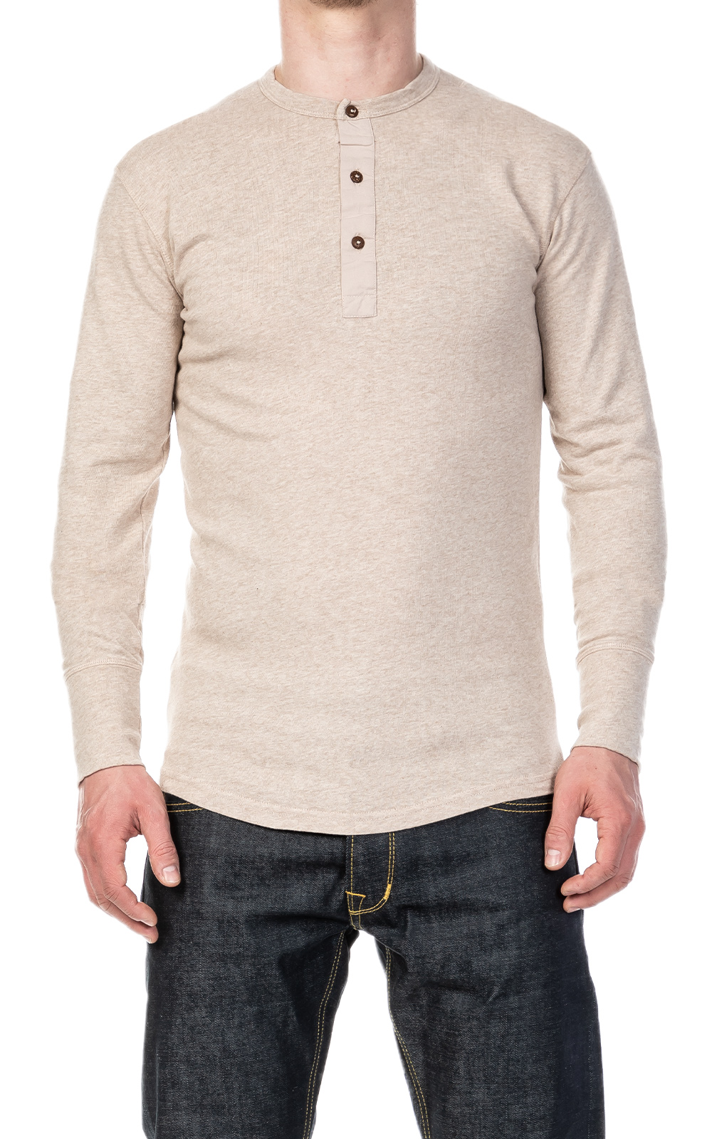 oatmeal henley shirt