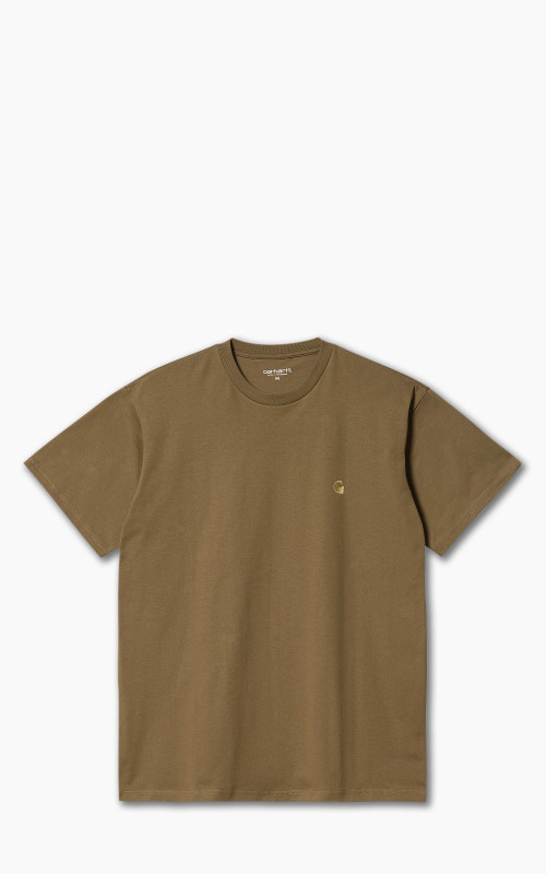 Carhartt WIP S/S Chase T-Shirt Hamilton Brown/Gold