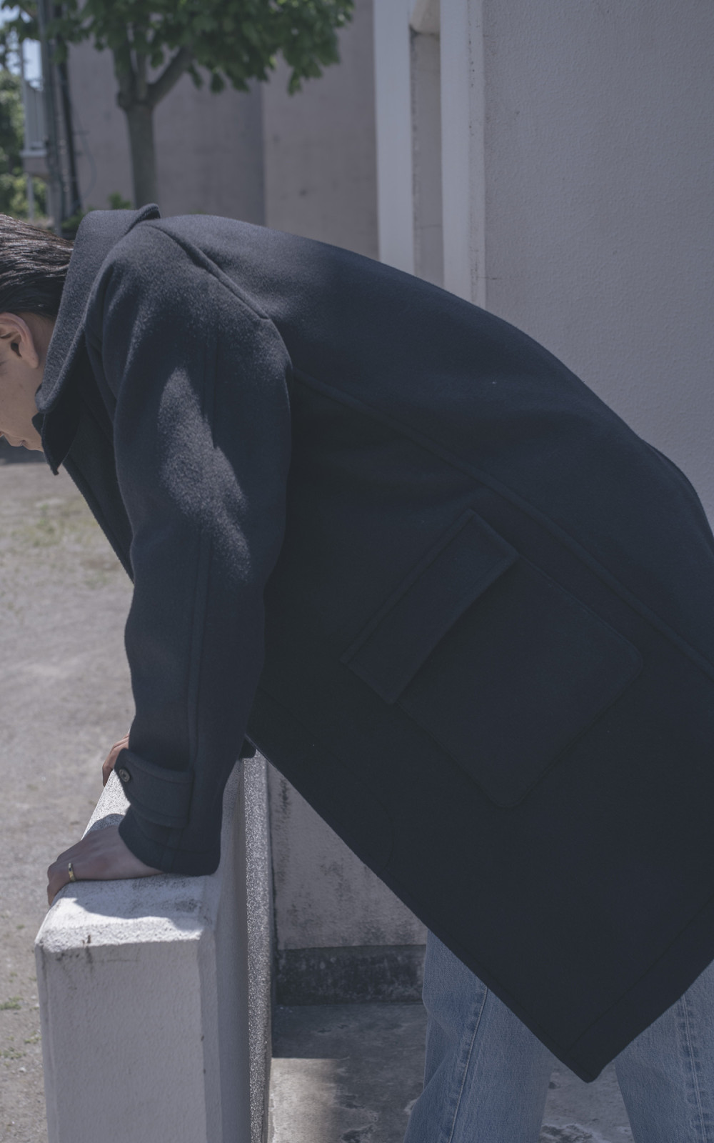 Kaptain Sunshine Traveller Coat Top Navy | Cultizm