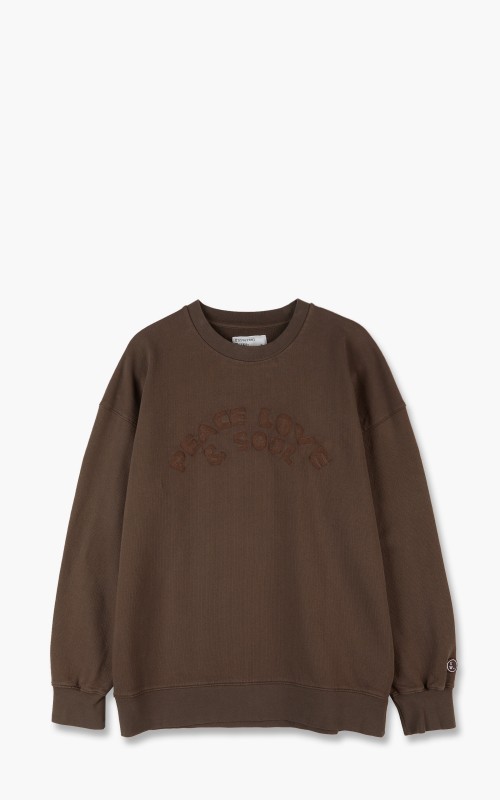 Universal Works Oversized Embroidered Sweatshirt Light Brown 25603-Light-Brown