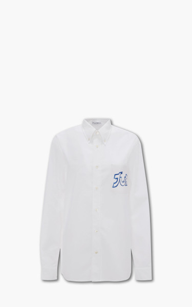 JW Anderson RH Chest And Back Embroidery Shirt White