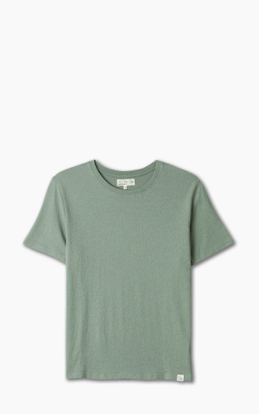 Merz b. Schwanen CT02VJ Crew Neck Tee Green Stone