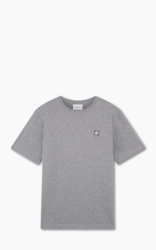 Maison Kitsuné Bold Fox Head Patch Comfort T-Shirt Medium Grey Melange