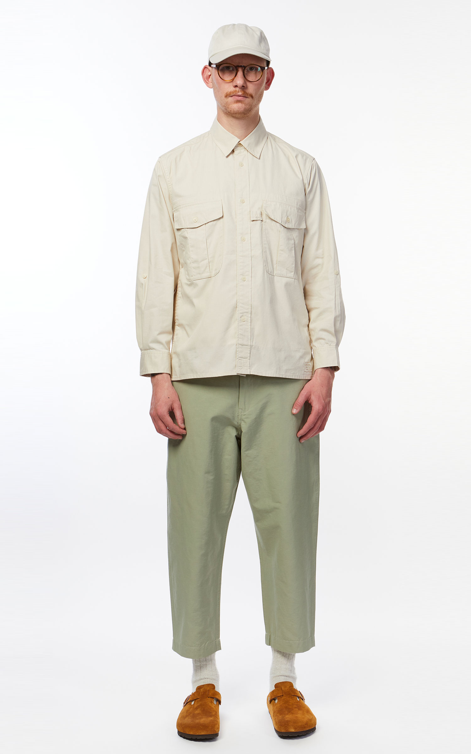 Snow Peak Takibi Light Ripstop Shirt Ivory | Cultizm