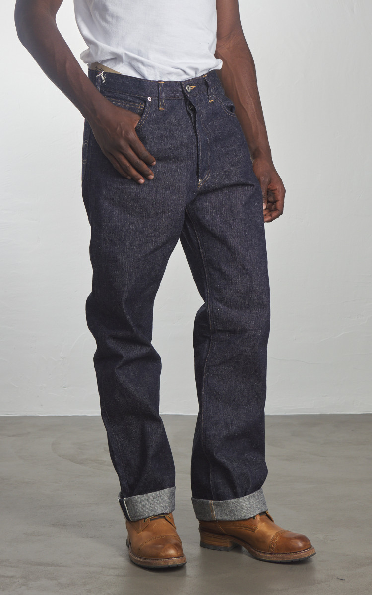 WAREHOUSE - Lot.1010 DEAD STOCK BLUE - COWBOY PANTS - WW2
