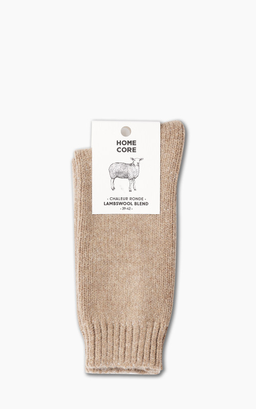 Homecore Wool Socks Pastels Rustic Oak