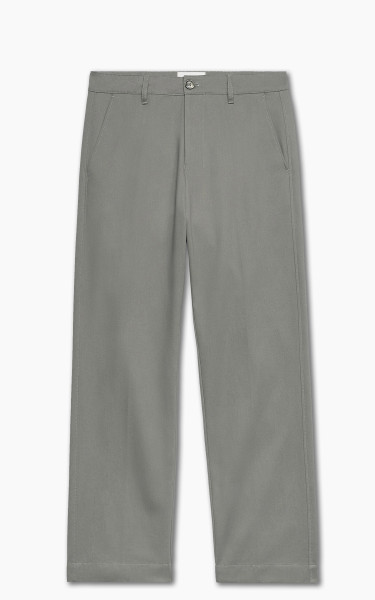 AMI Paris Straight Fit Chino Trouser Mineral Grey