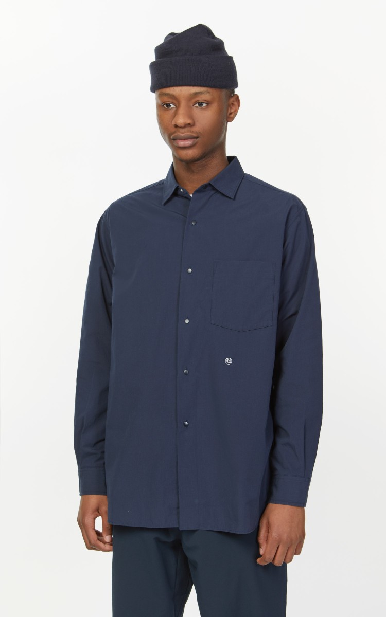 トップス nanamica Regular Collar Wind Shirt XL s-l400.jpg