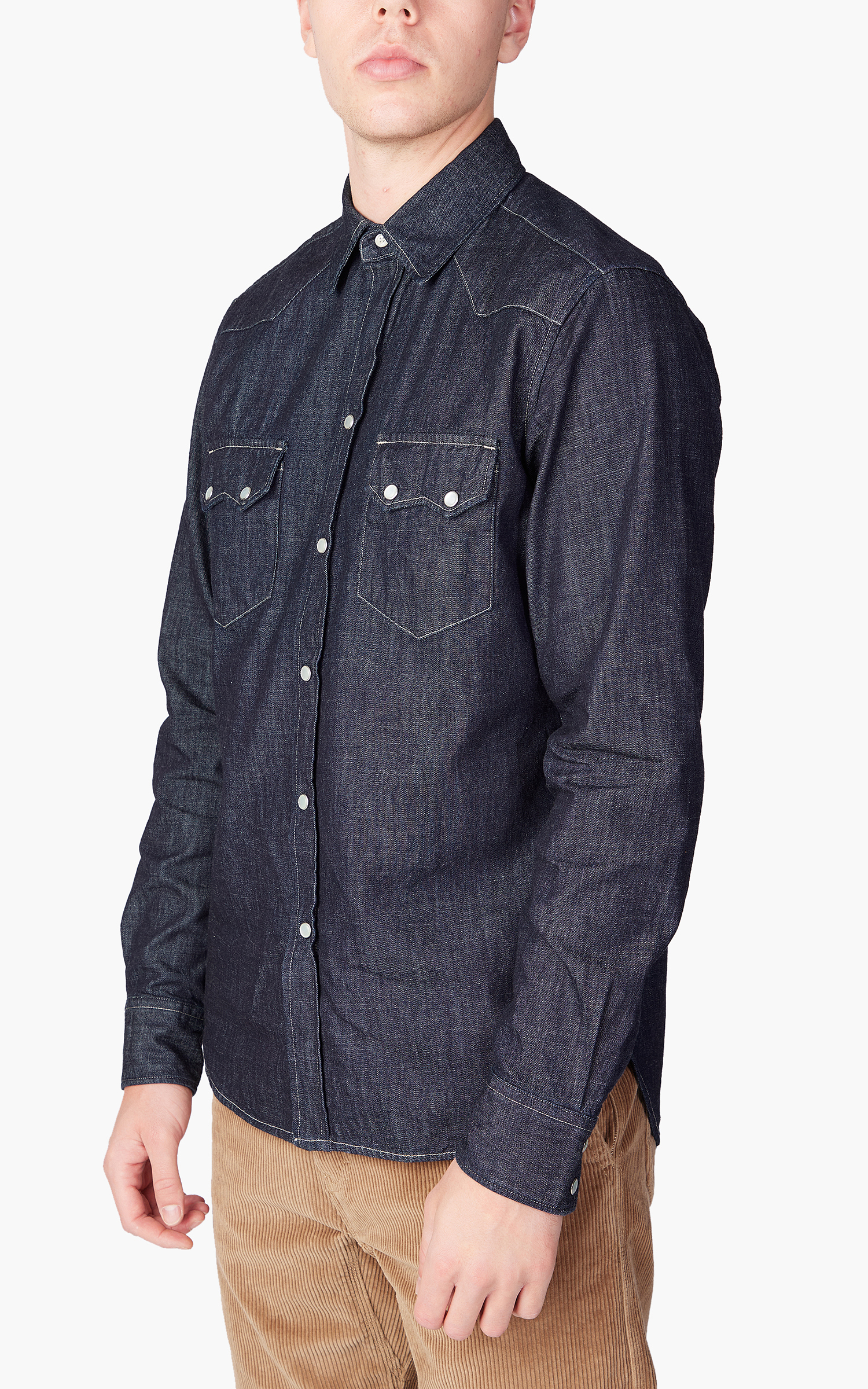 Tellason Cowboy Shirt No Wash Denim | Cultizm