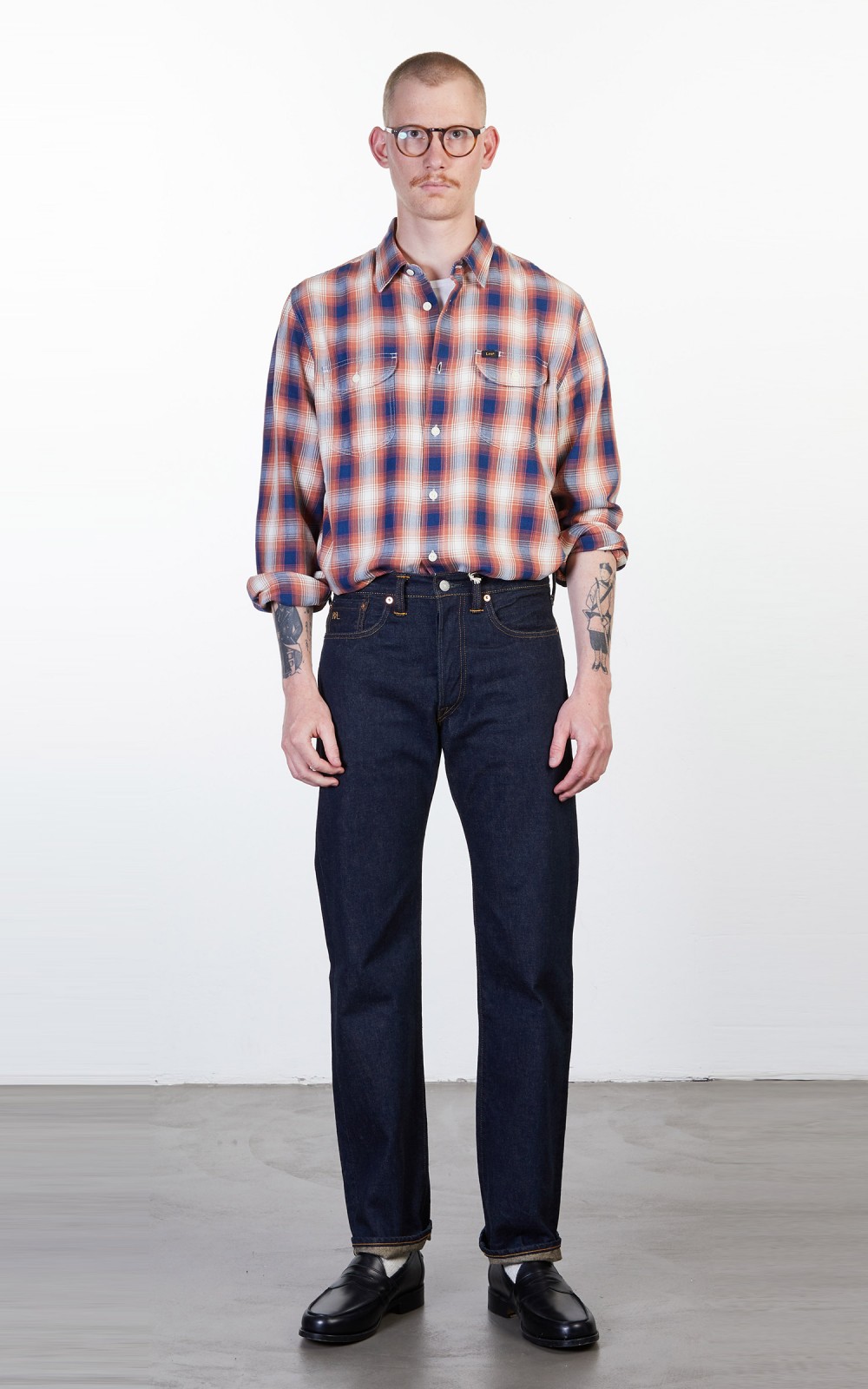 パンツ RRL STRAIGHT LEG SELVEDGE W33 L32 RRL Ralph Lauren ダブルアールエル デニムパンツ 782504836001