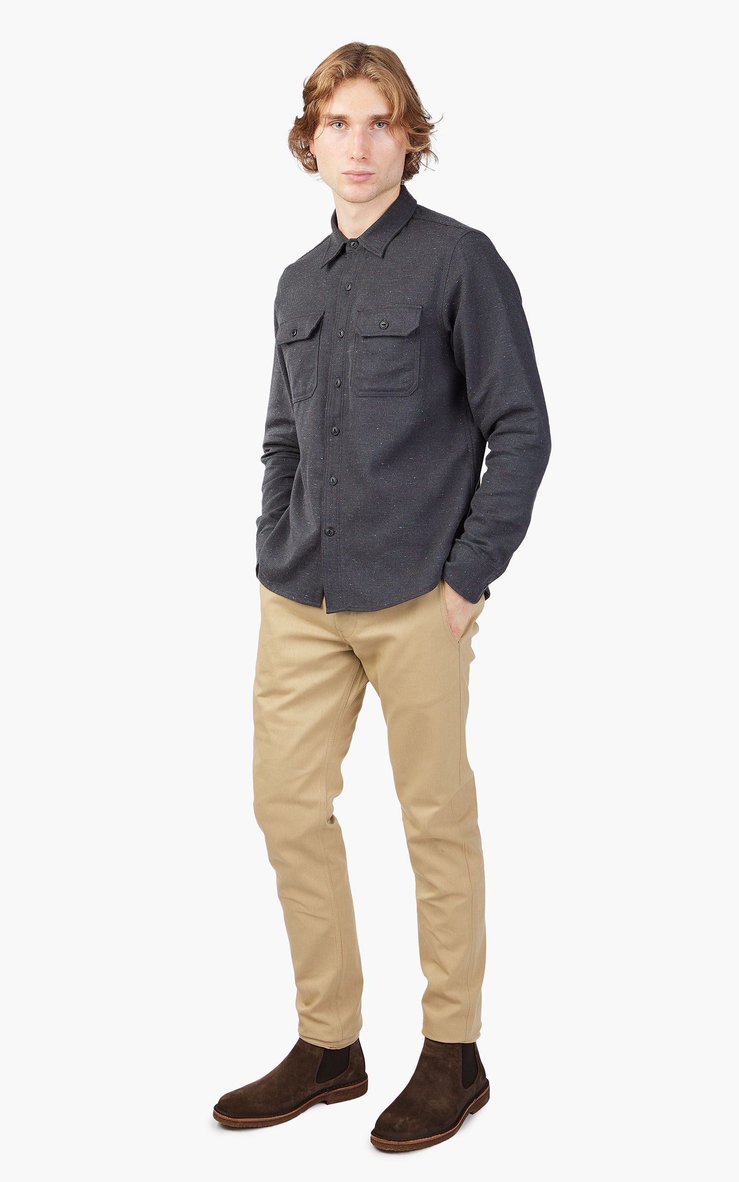 Rogue Territory Field Shirt Grey Rainbow Nep | Cultizm