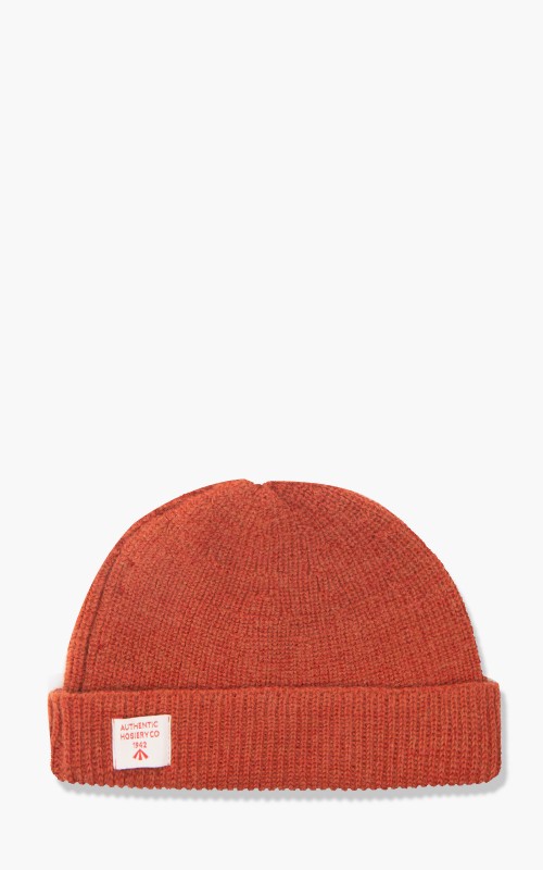 Nigel Cabourn Solid Beanie Wool Orange