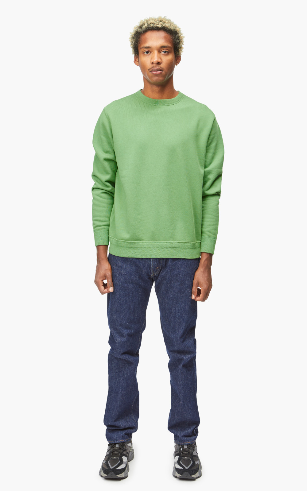 Faded green sweatshirt hotsell
