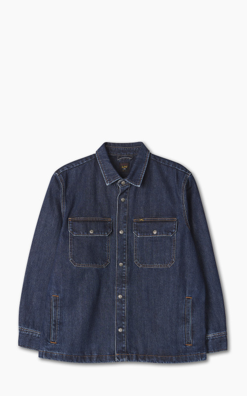 Lee 101 101 Overshirt Selvedge Mid Indigo