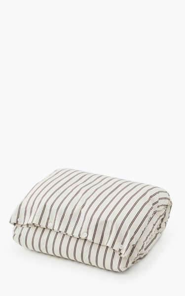 TEKLA Percale Bedding Single Duvet Cover Hopper Stripes