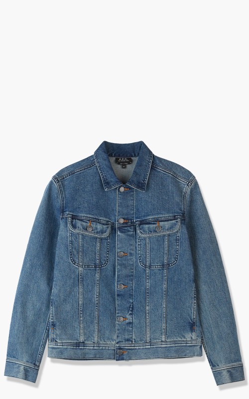 A.P.C. Veste Jean Us Stonewashed Indigo COZZK-H02223-IAI-INDIGO