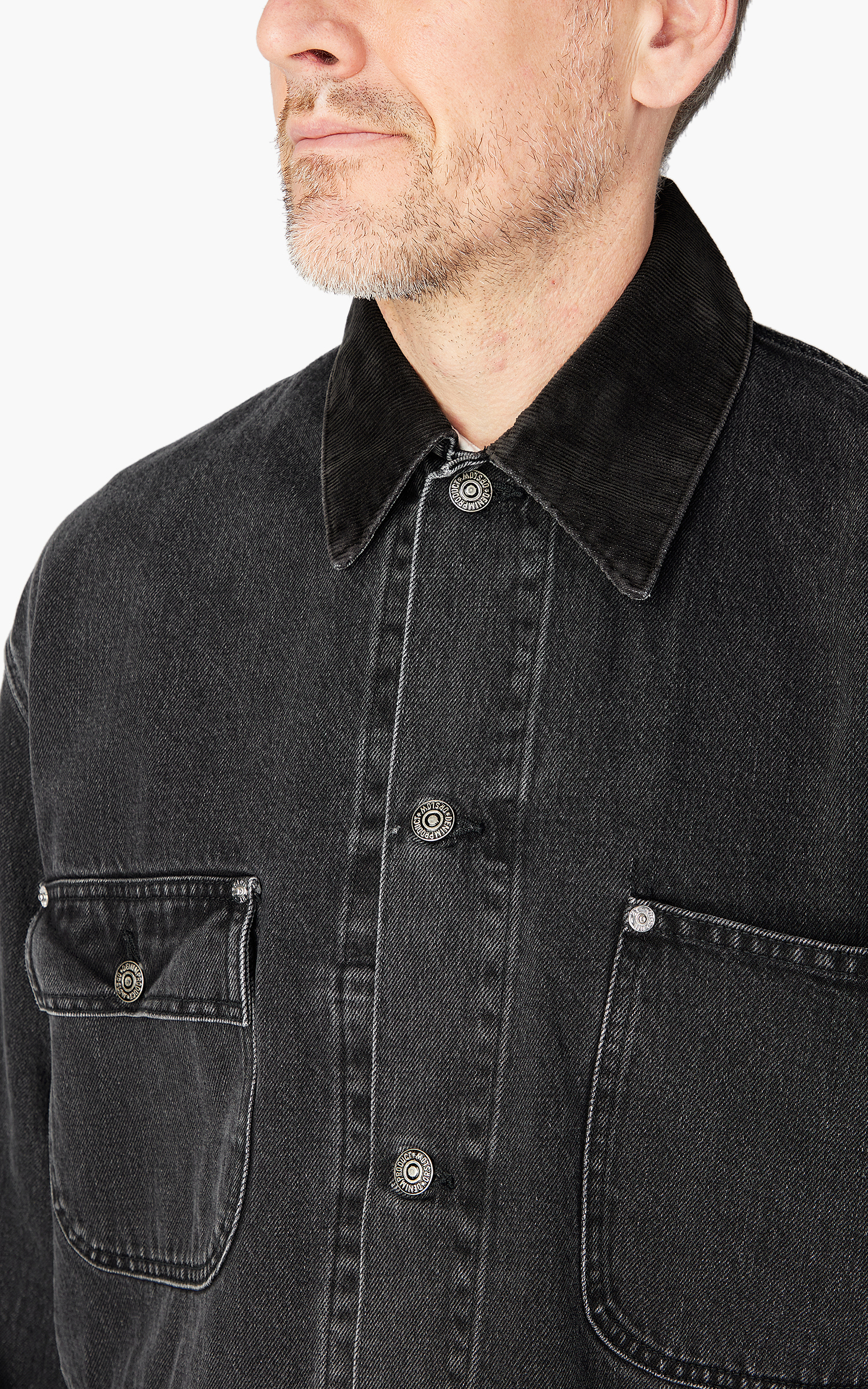 OrSlow Loose Fit Coverall Stonewashed Black | Cultizm OrSlow Loose Fit Coverall Stonewashed Black | Cultizm