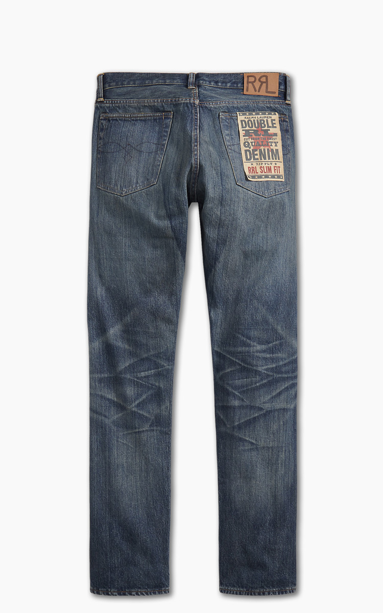 パンツ RRLVINTAGEDENIMJEANSORIGINALRLQUALITY Wrangler® Retro® Slim Fit Straight Leg Jeans | Dillard's