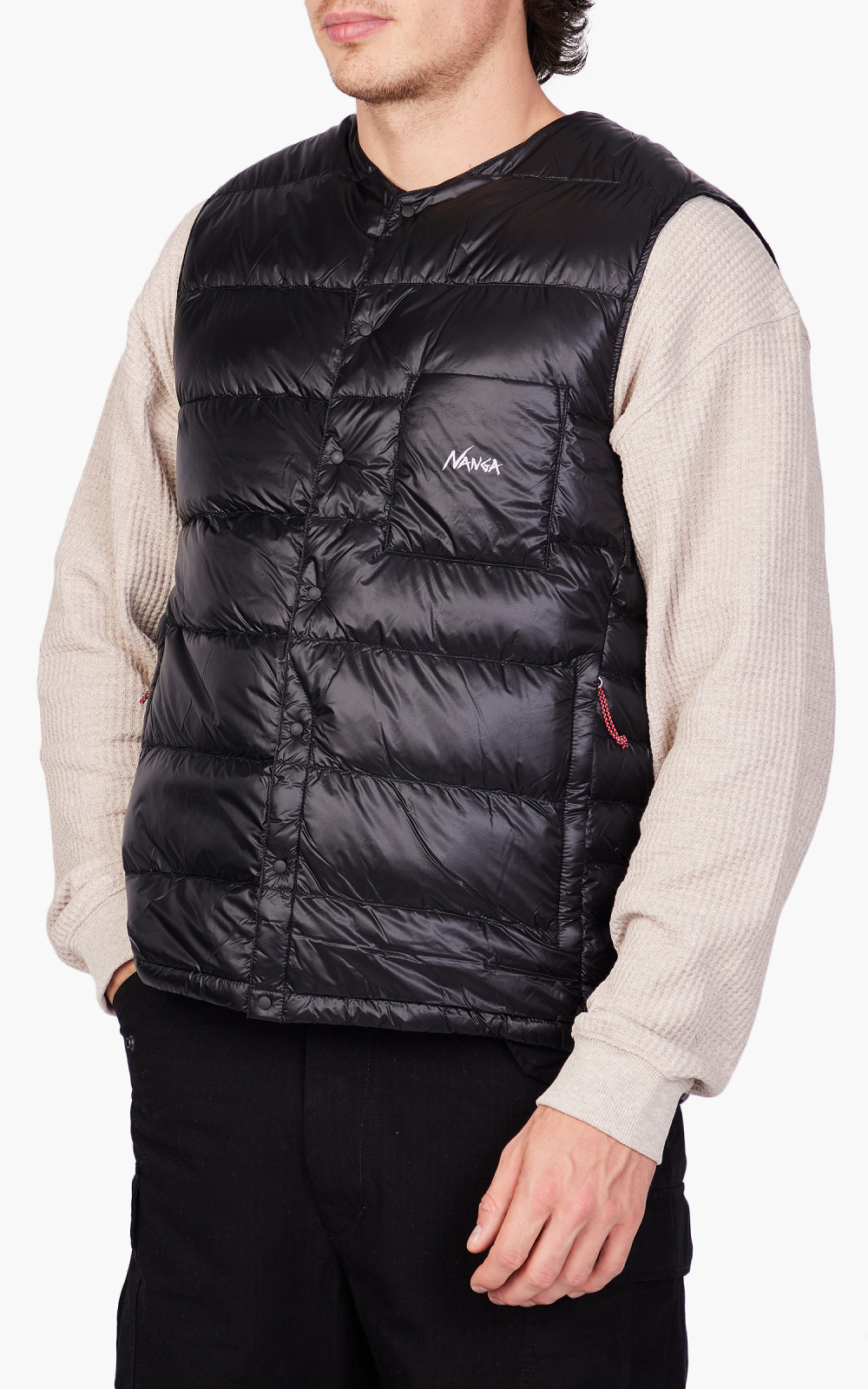 トップス TRAILBUM NANGA  TOASTY DOWN VEST Trail Bum×NANGA Toasty Down Vest Black – by CITRON