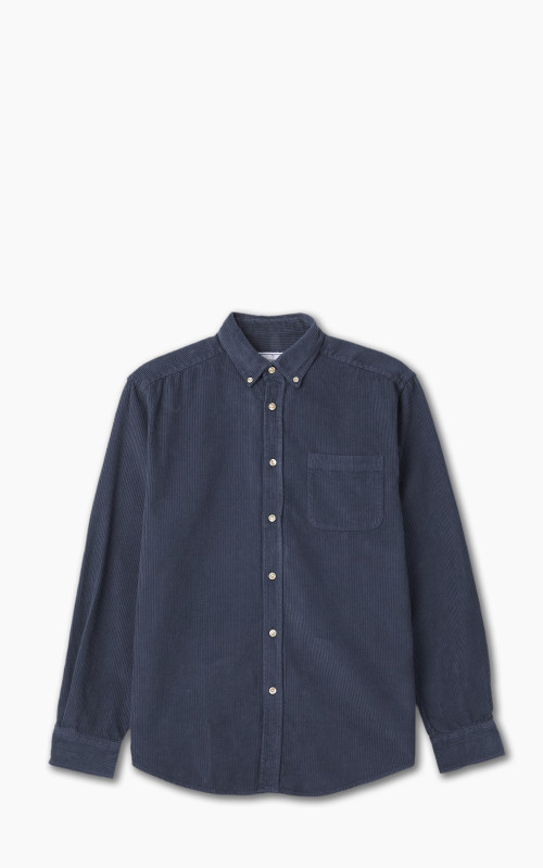 Portuguese Flannel Lobo Shirt Navy