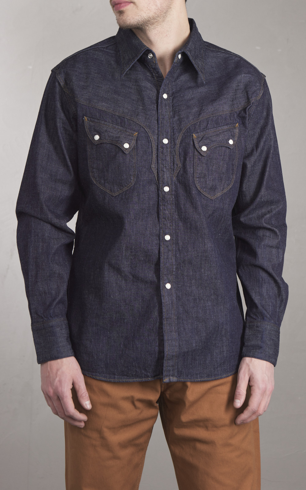 Stevenson Overall Co. Cody Denim Shirt Indigo | Cultizm