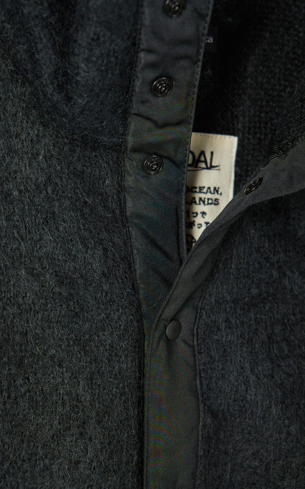 Nanamica Pullover Sweater Black | Cultizm Nanamica Pullover Sweater Black | Cultizm