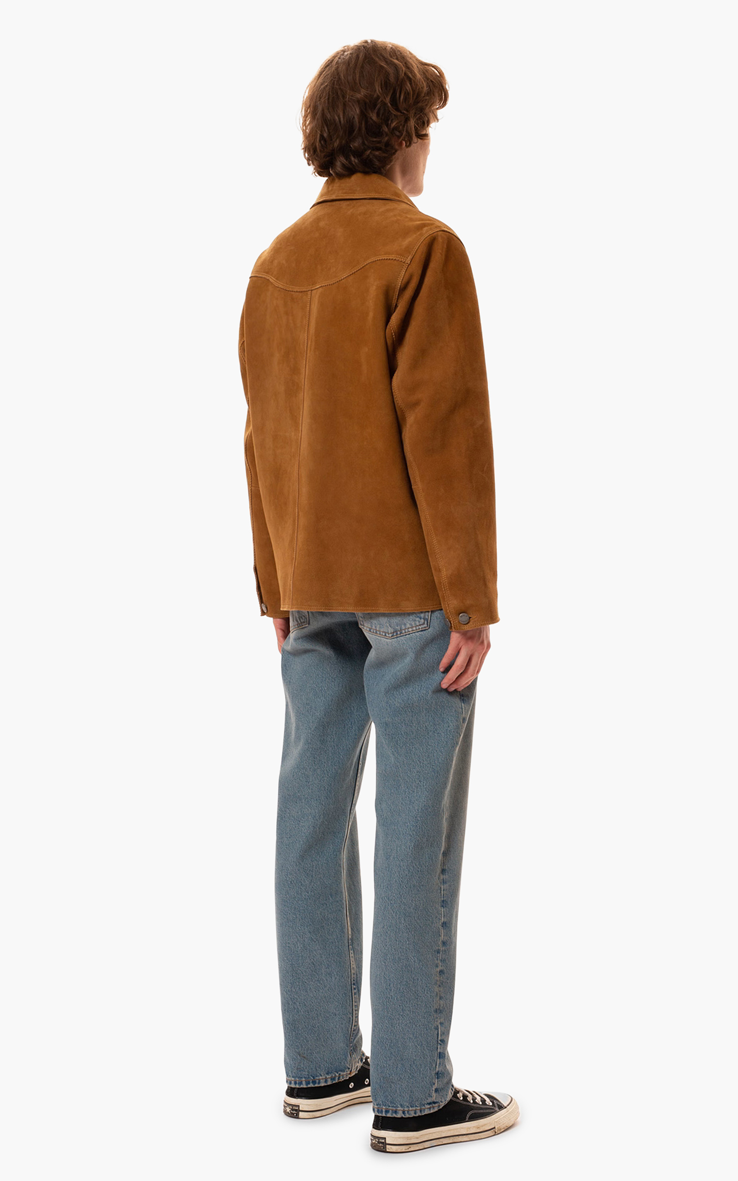 Nudie Jeans Muddy Nubuck Jacket Camel | Cultizm