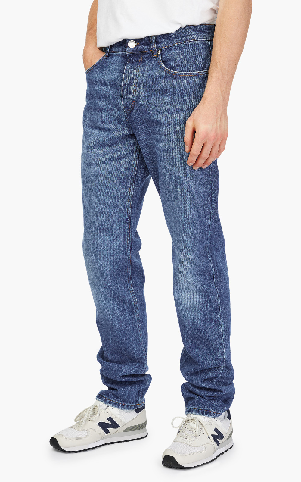 AMI｜JEANS (FTR031 DE0031 480) USED BLUE Classic Fit Jeans | AMI PARIS