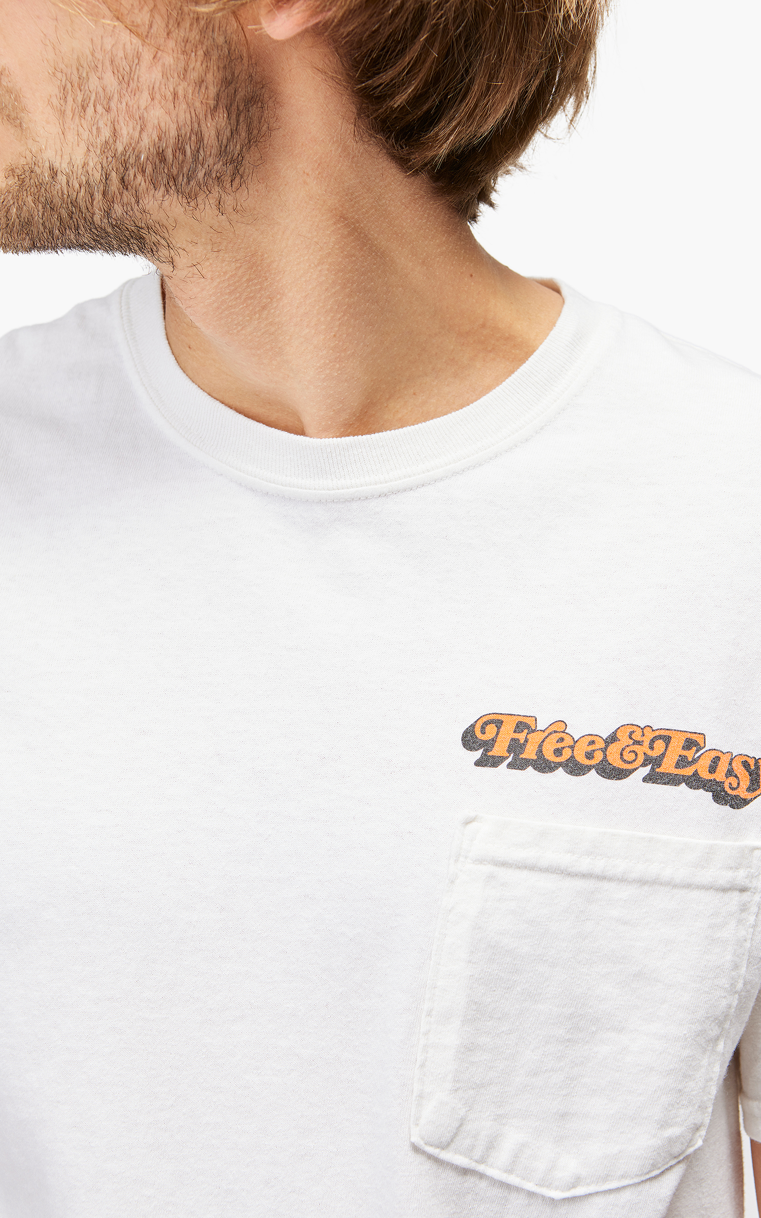 Free & Easy Dont Trip Drop Shadow S/S Tee Coconut | Cultizm