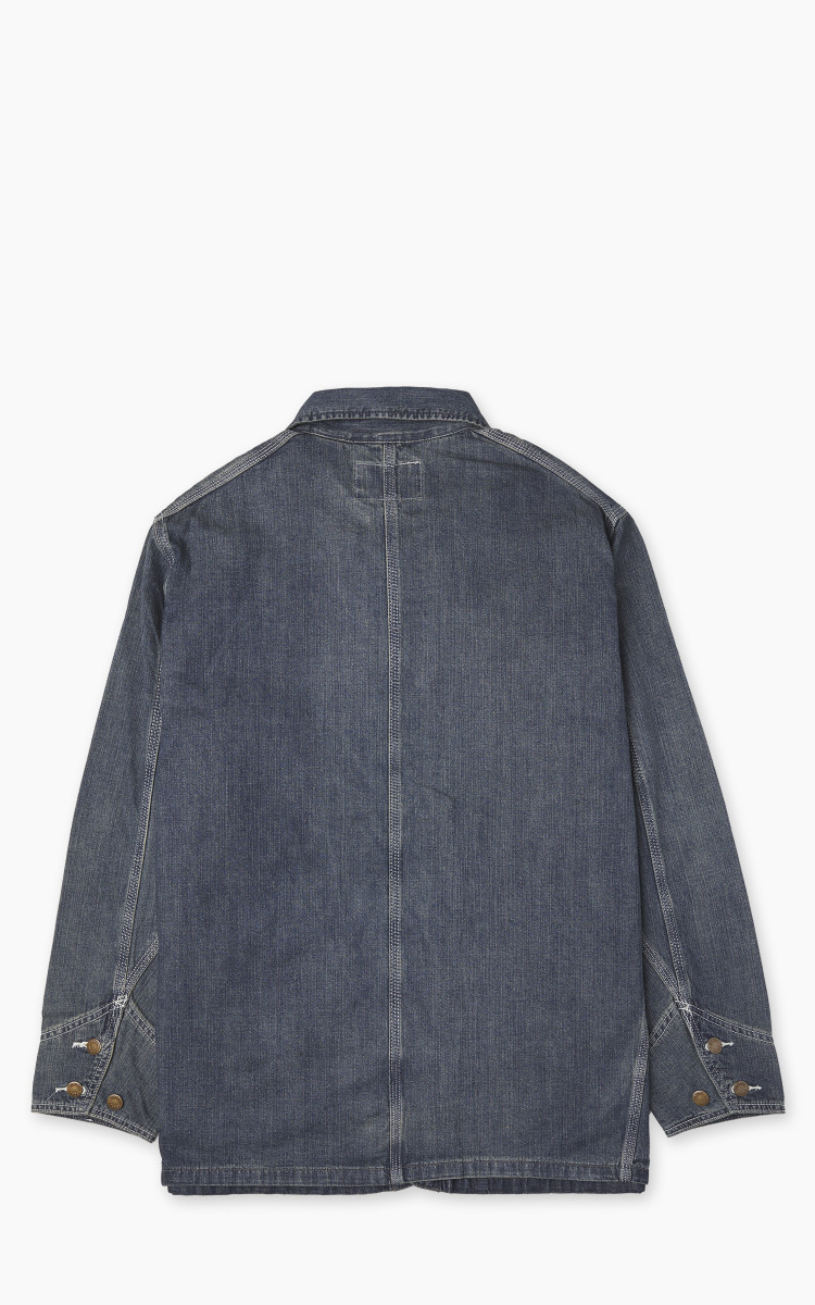 Vtg 50s COVERALL CO 2-Tone Denim Coveralls Chore Workwear