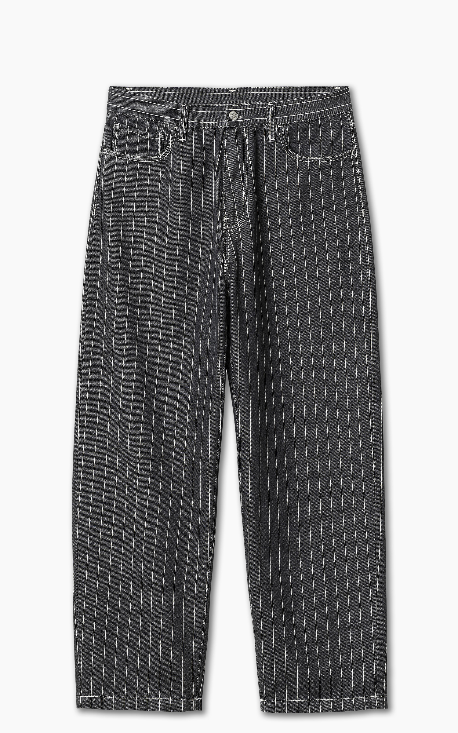 Carhartt WIP Orlean Pant Orlean Stripe Black/White Stone Washed | Cultizm